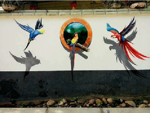 泗洪视觉错位-3D墙绘设计