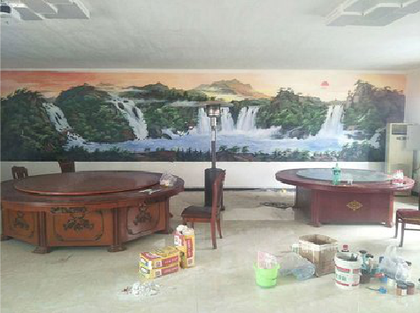 泗洪墙绘-写实风景