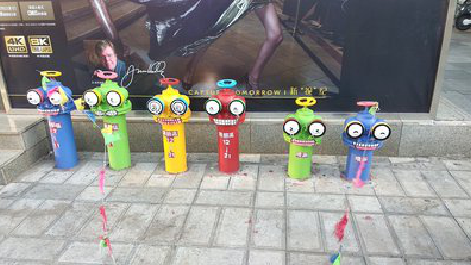 泗洪商业区彩绘