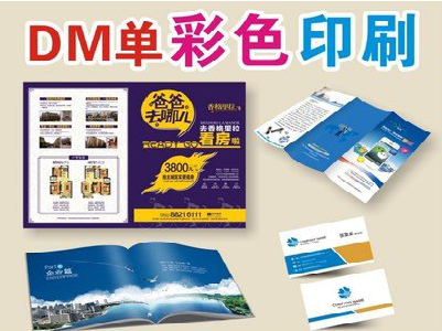 泗洪单页印刷，色彩搭配简单。